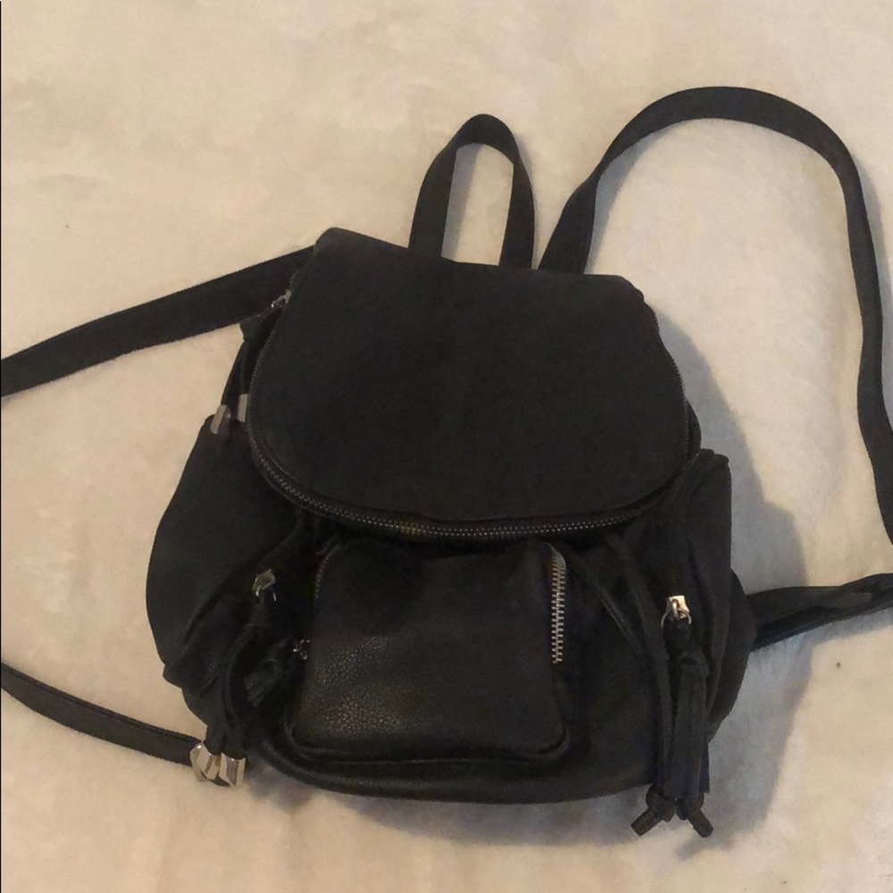 Black Mini Backpack